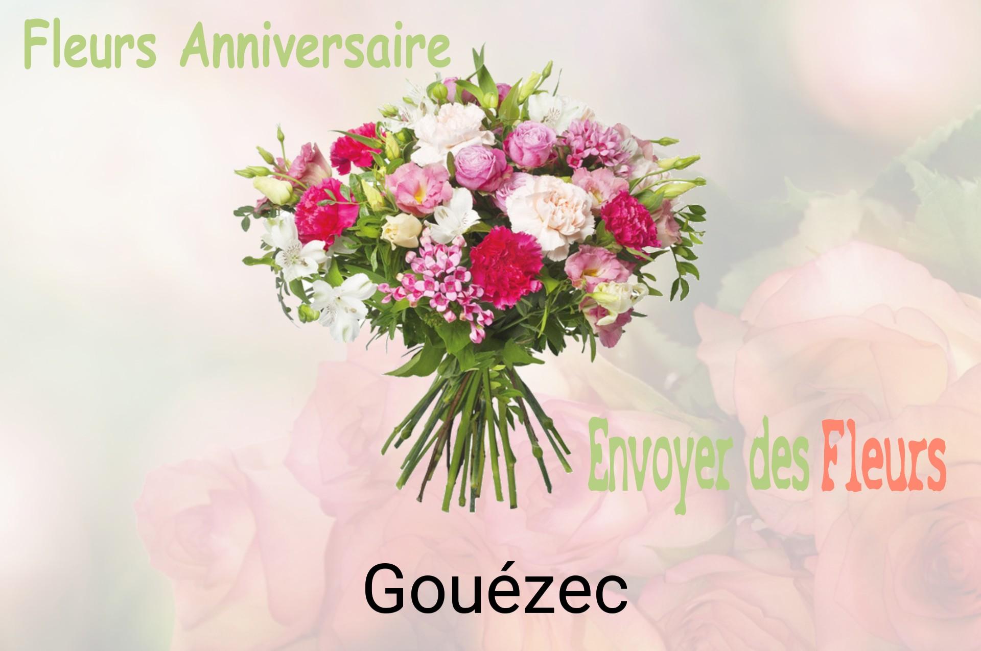 Bouquet de fleurs d’anniversaire livré à Gouézec